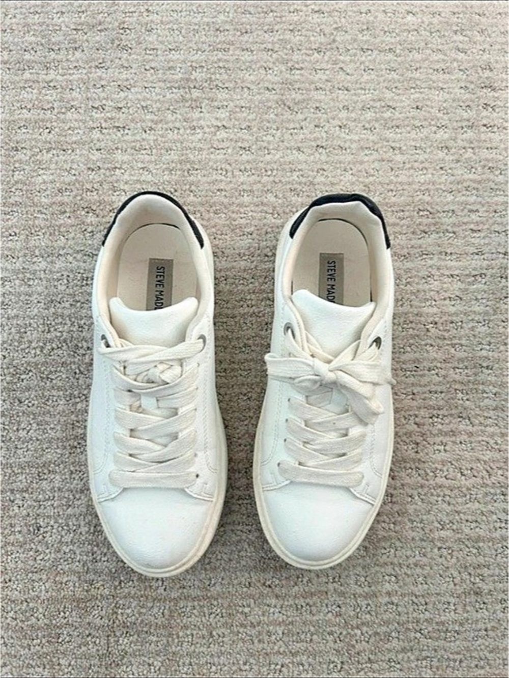 Steve Madden Women's Platform Sneakers White